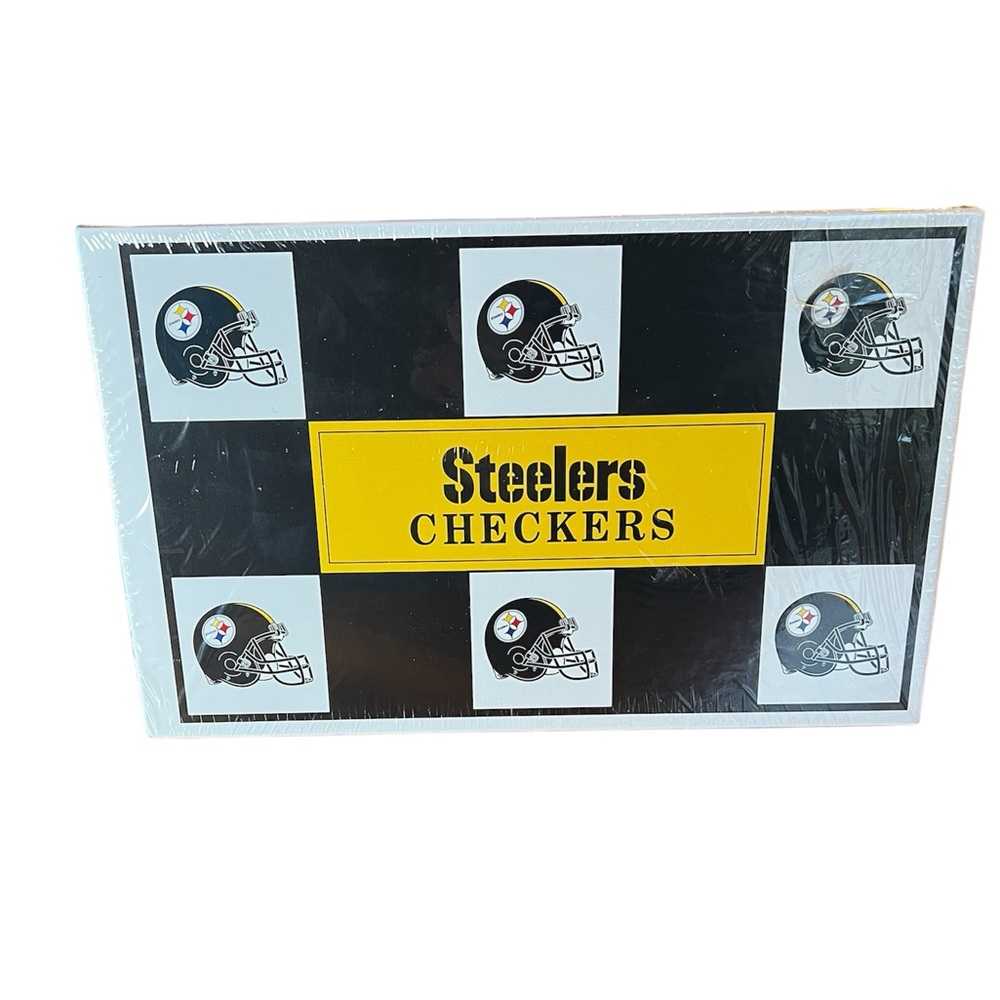 NFL Pittsburgh Steelers vs Cleveland Browns Helmet Checkers, NEW-SEALED‎ INSIDE